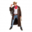 Cowboy Mantel lang in braun, in 2 Größen