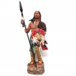 Indianer mit Speer und Schild ca. 40cm