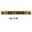 Glitzerbanner Hollywood ca. 3 m gold
