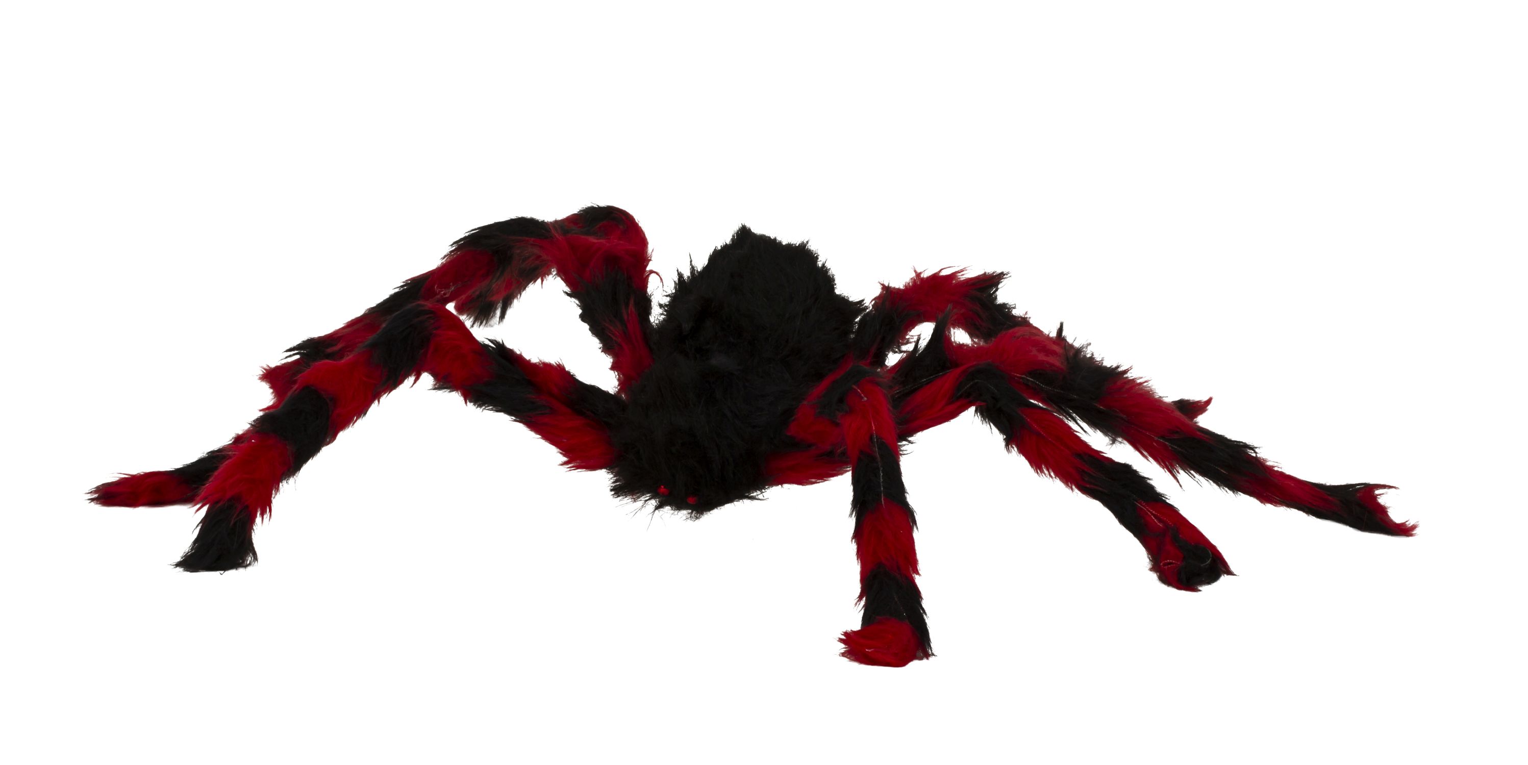 Spinne rot/schwarz  haarig, ca. 70cm