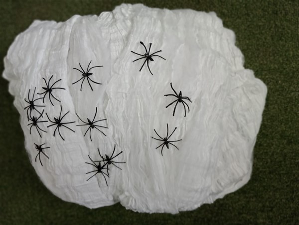 Spinnennetz weiß, 1000g, Flammability nach EN714-2 Safet of Toys