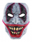 Grusel Clown Maske mit Licht