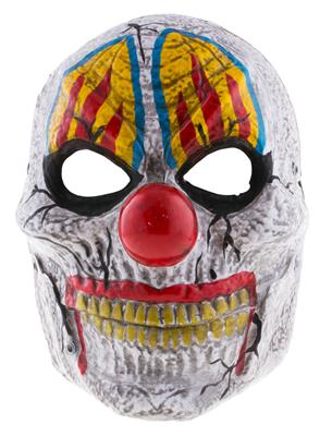 Clown Maske, beweglicher Mund, Einheitsgröße