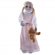 Horror Mädchen mit Teddybär ca.100cm, F3= Licht, Sount, Bewegung
