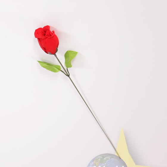 Rosen, rot geschlossen, Stoffblume, ca. 40cm 100 Stück