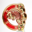 Wandbild China 3D, mit Fisch, ca. 50x45cm