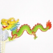 Wandbild Chinadrache 3D, ca. 100x42 cm