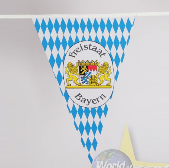 Oktoberfest Wimpelkette, 10m, ---L---LxB-32x20cm