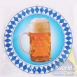 Bayern - Aufhänger,Ø- ca. 28cm, schwer entflammbar