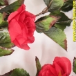 Rosengirlande rot, Kunstseide, 180cm
