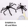 Spinne in schwarz, 70cm