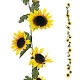 Sonnenblumen-Ranke aus Kunststoff