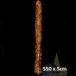 Tinsel-Girlande Metallic, ca. 550cm, Ø 5cm, silber oder gold