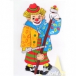 Riesen Wandbild Clown, ca. 100cm, Stock