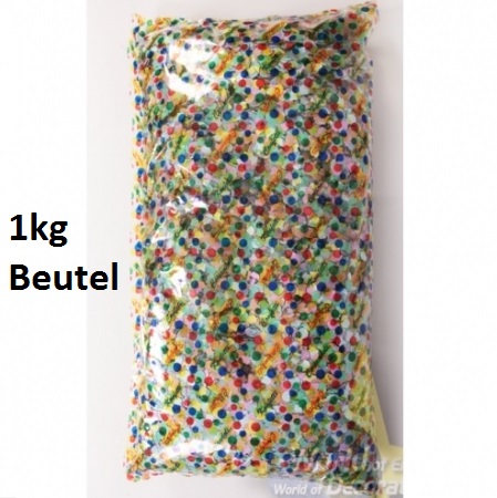 Konfetti 1kg Beutel