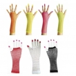 Netzhandschuhe Neon, Fingerlos, in 7 Farben