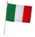 Fahne Italien mit Holzstiel