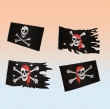 Totenkopf-Flagge ca. 90x150cm, Piratenflagge