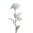 Rose offen, weiß, ca. 60 cm