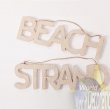 Beach / Strand Hänger-Set aus Holz ca. 44,5x13cm