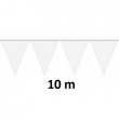 Wimpelkette, weiß, 10m  ---L--- LxB-20x30cm