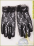 Spitzenhandschuhe, kurz, schwarz oder weiß