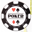 Aufhänger Poker, Ø 30cm, aus Karton
