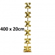 Schleifengirlande metallic gold, 400x20cm