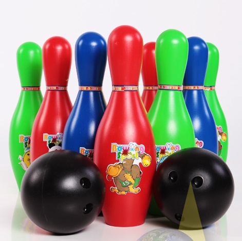 Big Box Bowling Set für Kinder, 12-tlg.