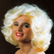 Perücke Marilyn, leicht gewellt, blond,