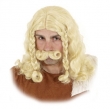 Wikinger Perücke mit Bart, tizian (rot) oder blond