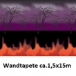 XXL Wandtapete Halloween 15m x 1,2 m
