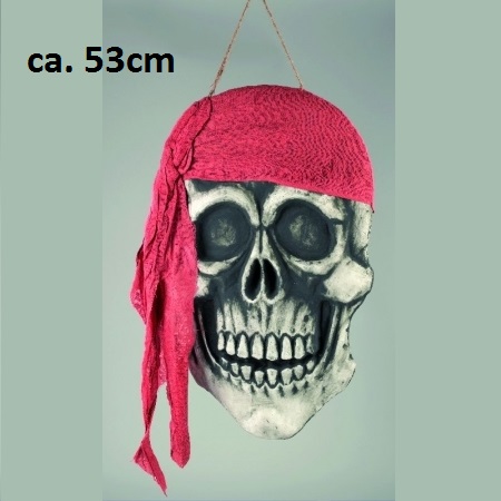 Piratenkopf Wandhänger, ca. 53cm