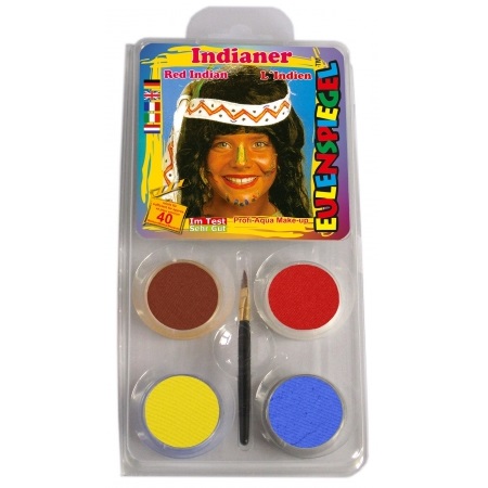 Motiv-Set  Indianer 4 Farben Mix