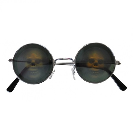 Hologramm Sonnenbrille 3D  "Totenkopf"