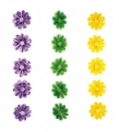 Blütenkette aus Papier, ca. 180cm , Ø- 31 cm, versch. Farben