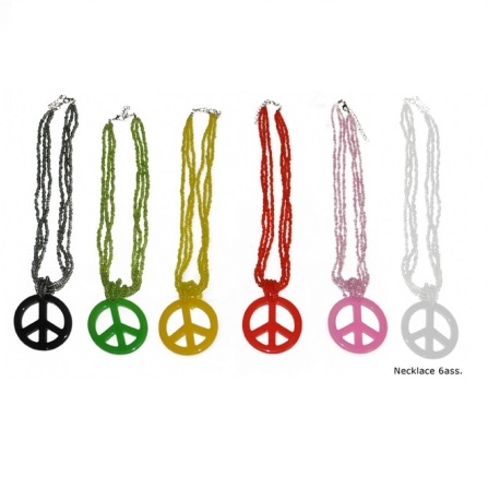 Halskette "Peace" in  8 versch. Farben