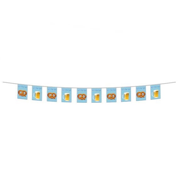 Wimpelkette Oktoberfest, ca. 10 m,  ---L---LxB-30x20cm,
