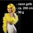 Federboa 200 cm, neonfarben, gelb