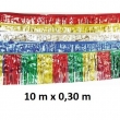 Lametta Girlande, 10m x 0,30m (LxH), in 5 versch. Farben