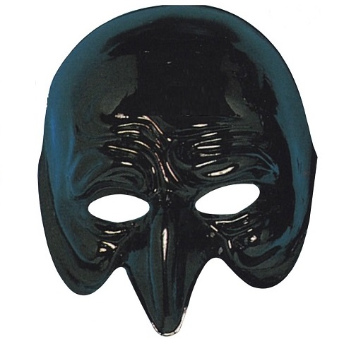 venezianische Schnabelmaske schwarz