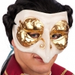 Venezianische Schnabelmaske creme/gold