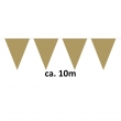 Wimpelkette, silber/gold, 10m  ---L--- LxB-20x30cm