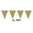 Wimpelkette, silber/gold, 10m  ---L--- LxB-20x30cm