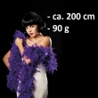 Federboa, 200 cm, 90g, violett