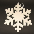 3D Schnee Flocke, weiß, ca. 50cm, schwer entflammbar,