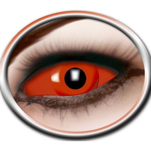 Kontaktlinsen "Full Red Eye"