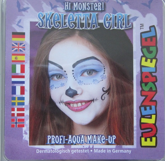 Motiv-Set Halloween, Skeletta Girl, 4 Farben Mix