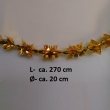 Metallic Girlande, L- 270cm x Ø- 20cm, silber oder gold