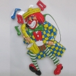 Wandbild Clown, ca. 58 cm Musikant